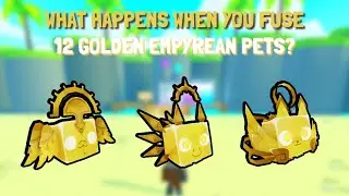 What happens when you fuse 12 Golden Empyrean Pets? | Pet Simulator X