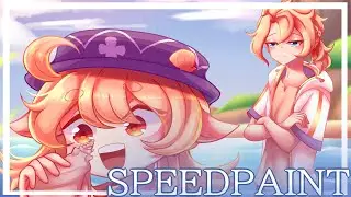 Klee's Summer Adventures || Speedpaint