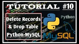Delete Data from Table #10 | Drop Table | Python-MySQL Tutorials for Beginners | Jeevan Upreti