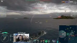 Daring vs CV - World of Warships