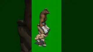 monster green screen 