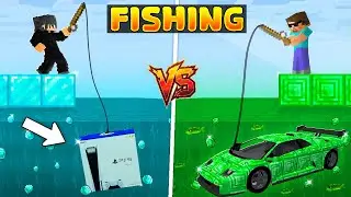 Rs 1 vs Rs 1,00,000 Fishing Expensive Items in Minecraft...