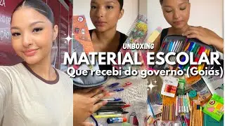 MY SCHOOL SUPPLIES (which I received from the government of Goiás)📚