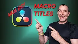 Saving Macros In DaVinci Resolve Made Easy