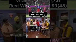Virat Kohli for rcb 🦁 Other batsmans🤡🤮 #tanvircricketshorts #viratkohli #rcb #cricanshu2 #ipl