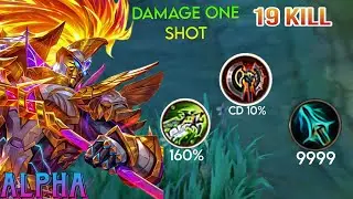 TOP GLOBAL ALPHA BUILD DAMAGE ONE SHOT BEST BUILD 2024