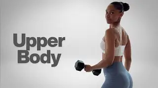 20 minute Arms, Back, Chest & Shoulders dumbbell workout for Strength and Toning 💪🏽