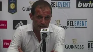 Massimiliano Allegri reacts to AC Milan win in cup