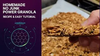 Ultimate Running Fuel: Easy Peanut Butter, Cinnamon, Honey Granola Recipe #NoJunk #Run #Marathon