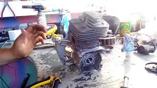 сборка бензокосы