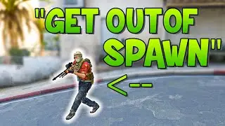 enemy team got mad cause i didn't leave spawn - CSGO Matchmaking