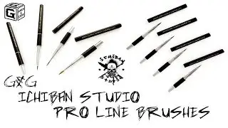 G&G Ichiban Studio Pro Line brushes