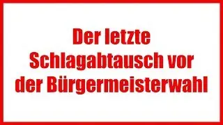 Stadt.Gespräch | Bad Bramstedt | Der letzte Schlagabtausch vor der Bürgermeisterwahl