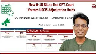 New H1B Bill aims to End OPT & Dual Intent, Court Vacates USCIS Holds, $5T Immigrant-Built Unicorns