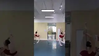 Daily basic exercises for dance students, practice legs