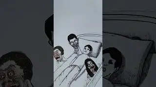 #shorts tidur dengan hantu | sleeping with ghost #horror #ghost #setan