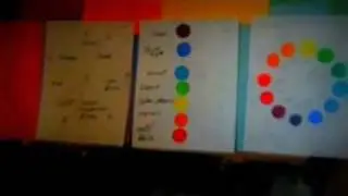 the seven colors & corresponding music notes