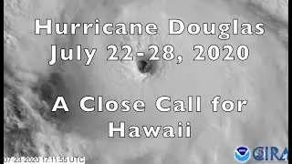 Hurricane Douglas Passes Hawaii July 2020