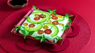Mousse salgada low carb
