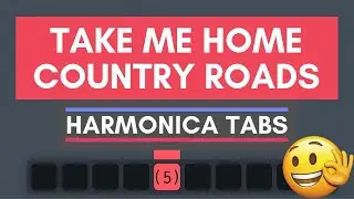 How to play TAKE ME HOME on harmonica
