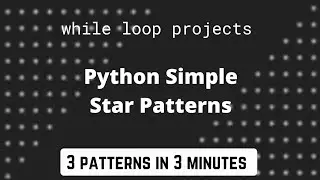 Understand python while loop with these simple python projects
