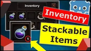 Stackable Items  | Godot Inventory Tutorial