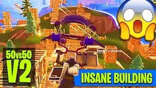 The New '50v50 V2' Gamemode is INSANE!! (CRAZY BUILDING)