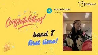 Alua scored Band 7 first time taking the exam #ielts
