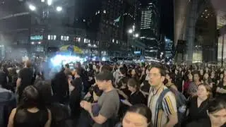 Protest at Grand Central
