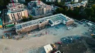 April 2022 - Cinematic 4K #drone #video of Ballinteer ETNS construction works - #Air2s