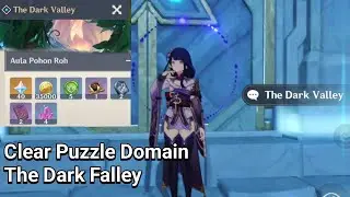 Clear Puzzle Domain The Dark Falley | Aula Pohon Roh | Sumeru Genshin Impact