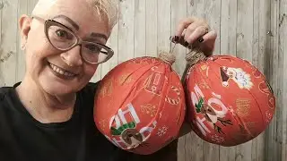 Aula - 583  Decorando com bolas artificiais para Natal!!!