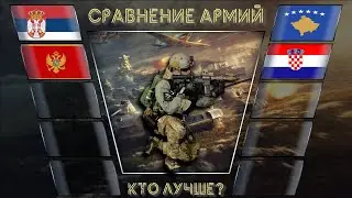 Сербия Черногория vs Косово Хорватия 🇷🇸 Армия 2022 Сравнение военной мощи