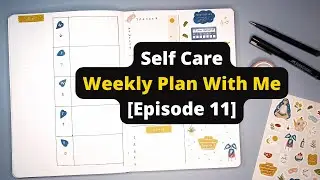 Self Care Planner Stickers [ Episode 11 ] Men Who Bullet Journal Weekly Plan With Me