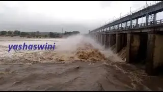 Taliperu Project Gates Opened  due to  rains heavy.