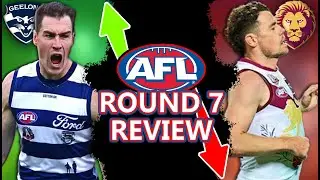 AFL 2024 ROUND 7 REVIEW (Geelong UNBEATABLE + Brisbane Lions End of an Era?)