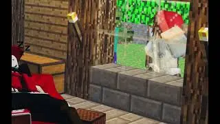 Playing minecraft multiplayer be like: