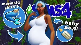 my sim KEEPS GETTING PREGNANT!!! || Sims 4 Spin Wheel Challenge #14