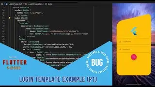 Login Screen I - Flutter template example