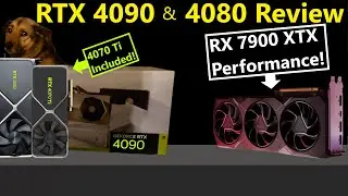 RTX 4090 Liquid & 4080 Founders Review (+ RX 7900 XTX Benchmarks Leak!)
