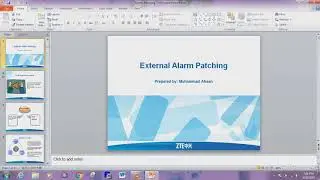 External Alarm patching