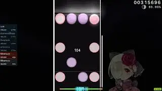 Osu Mania - Rank 30.9k player plays a 5.2 star map