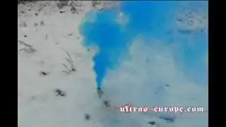 Blue fountain