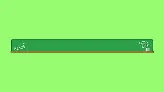 FREE | NO COPYRIGHT | GREEN SCREEN EFFECTS | Blackboard 1 - stretched