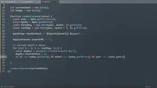 التقويم باستخدام HTML CSS وJavaScript