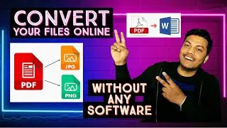 How to Convert PNG to PDF File Type | PDF to Word | PDF to PNG | JPG to PDF | Word to PDF