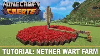 EASY Nether Wart Farming with Create - Minecraft Create MOD