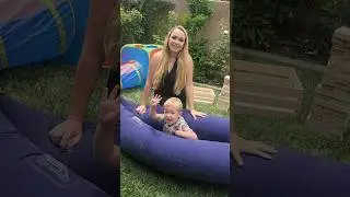 Setting up a super fun backyard day!✨️🌳 #shorts #toddlermom #summerfun