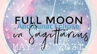 Sagittarius Full Moon Lunar Eclipse May 26, 2021: Tell It Like It Is...