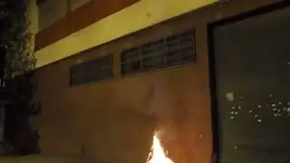 How NOT to light fireworks￼
